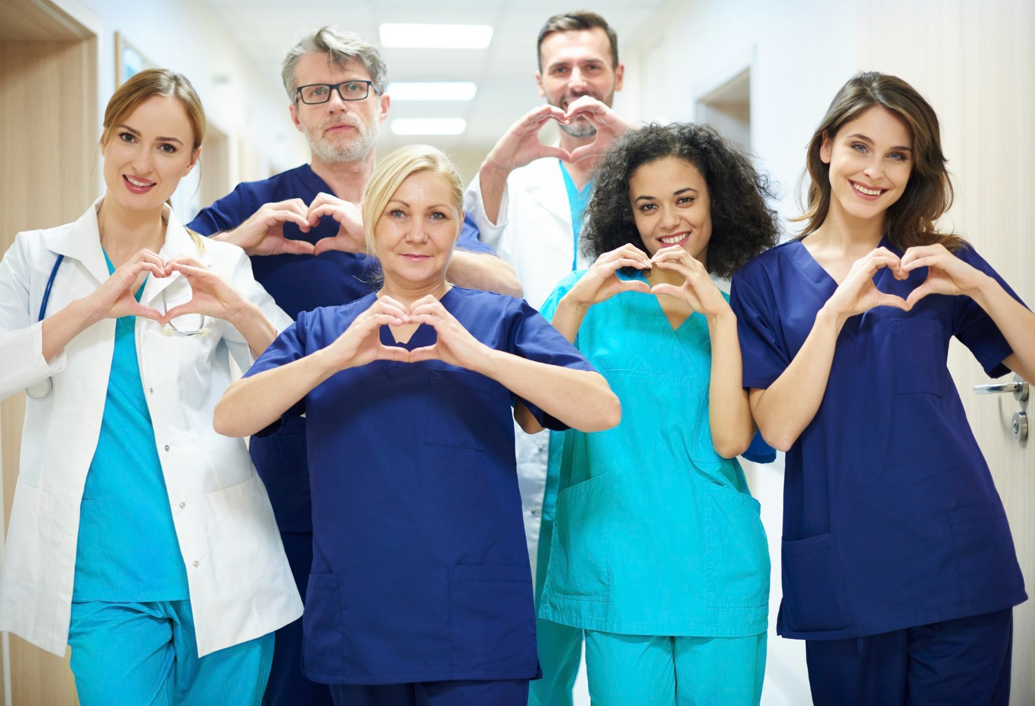Healthcare professionals team